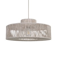 Hanglamp ELISA beige Ø45x21cm