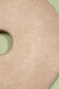 Kathelle Cream Poly Round Sandstone Wallpanel M