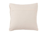 J-Line cushion Cozy - cotton - off-white - large