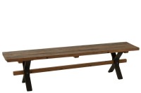 J-Line Aged sofa - wood - brown
