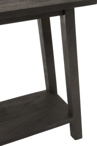 J-Line Console Square Mango Wood Black