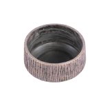 Holden Purple Cement Candle Round Gold Finish LowL