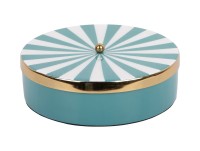 Storage Box Candy Swirl Round Large