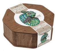 Eco Wood Art Wooden Jigsaw Puzzle, Kameleon/ Chameleon, 1119, 37x28x0.5cm Wooden Box