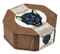 Eco Wood Art Wooden Jigsaw Puzzle Panther/Panther, 1096, 31.1x28x0.5cm Wooden Box