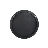 Tiess Natural Round Wooden Veneer Mirror Small