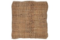 J-Line cushion Square 1 Side - wicker/textile - natural - large