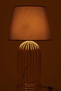 J-Line lamp base + shade Joni - iron - gold