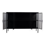 Cave Black Iron Cabinet Low