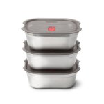 Black+Blum Steel Food Box set Medium - Meal prep - set van 3