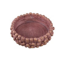 Stenley Bronze Cement Round Rough Rock Bowl L