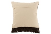 J-Line cushion Etnic - cotton - brown/black/beige