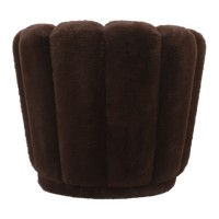 Furia Dark Brown Fauteuil Fur