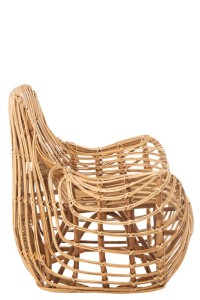 J-Line zetel Ana - rotan - naturel