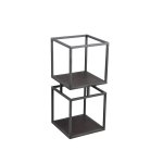 Nanci Black Iron Open Cube Cabinet S