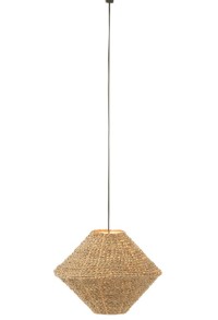 J-Line hanging lamp Ufo - seagrass - natural - small