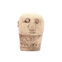 Het Sumba-stenen beeld% 2309