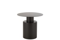 J-Line Side Table Round Metal Black