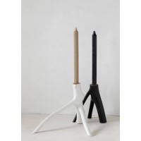 The Triple Twig Candle Holder - Zwart